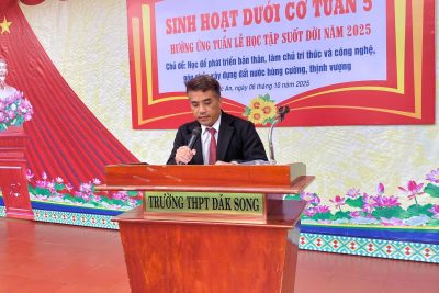 TRƯỜNG THPT ĐẮK SONG PHÁT ĐỘNG TUẦN LỄ HỌC TẬP SUỐT ĐỜI NĂM 2025 TRƯỜNG THPT ĐẮK SONG PHÁT ĐỘNG TUẦN LỄ HỌC TẬP SUỐT ĐỜI NĂM 2025