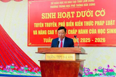 THPT Đắk Song đẩy mạnh “Pháp luật học đường”, nâng cao kỹ năng phòng chống tội phạm