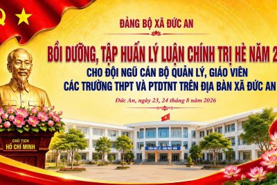 Trường THPT Đắk Song phối hợp tổ chức bồi dưỡng lý luận chính trị hè năm 2026